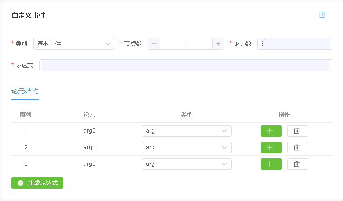 新增自定义事件